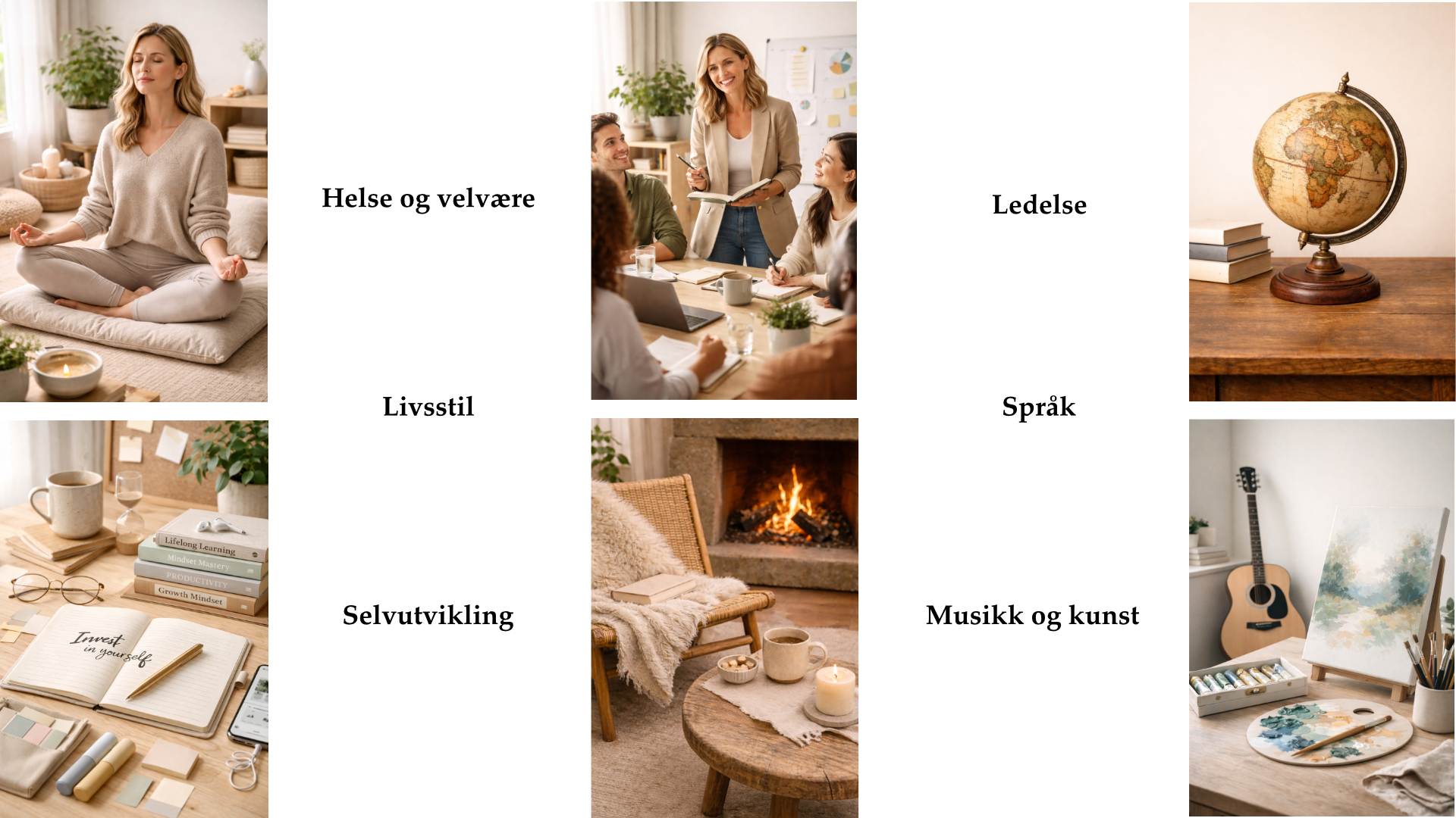 Bokkategorier - Linden Cove